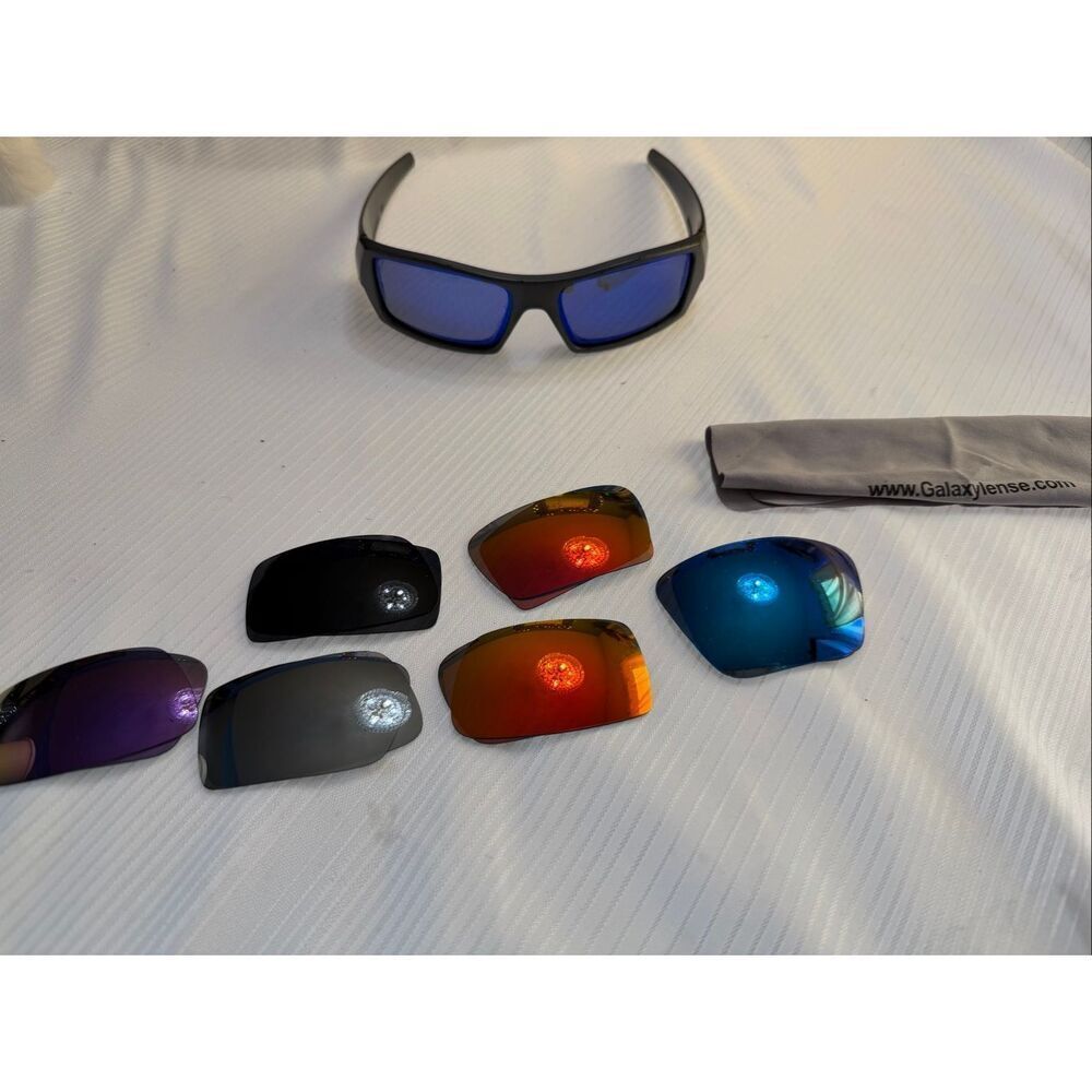 Oakley Gascan Grey Black Sunglasses With Lenses Read Description